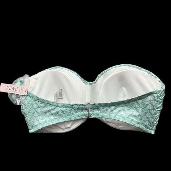 Victorias Secret Swim Twist Push Up Padded Underwire Bandeau Bikini top - Picture 3 of 3